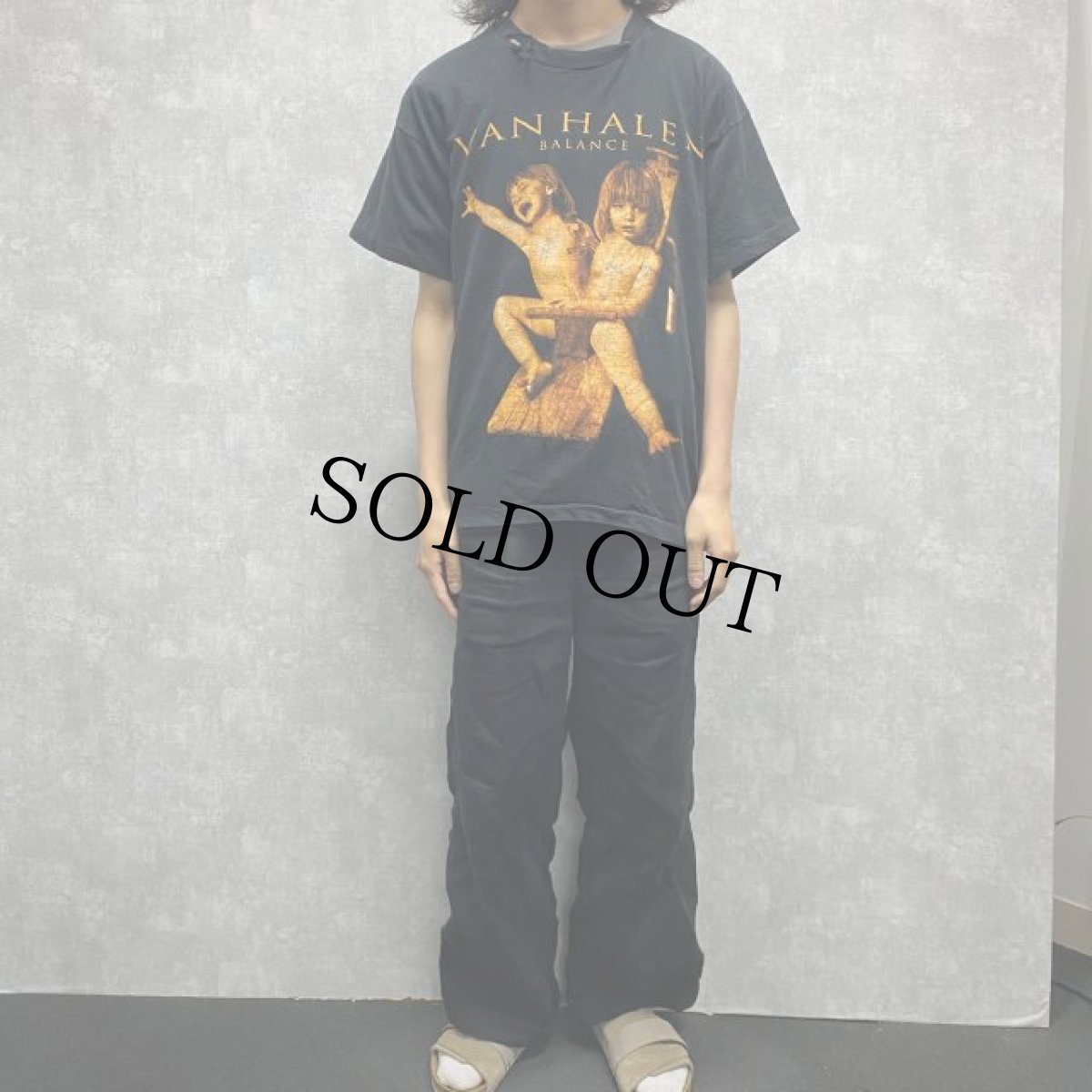 画像3: 90's VAN HALEN USA製 "BALANCE" ロックバンドTシャツ XL (3)