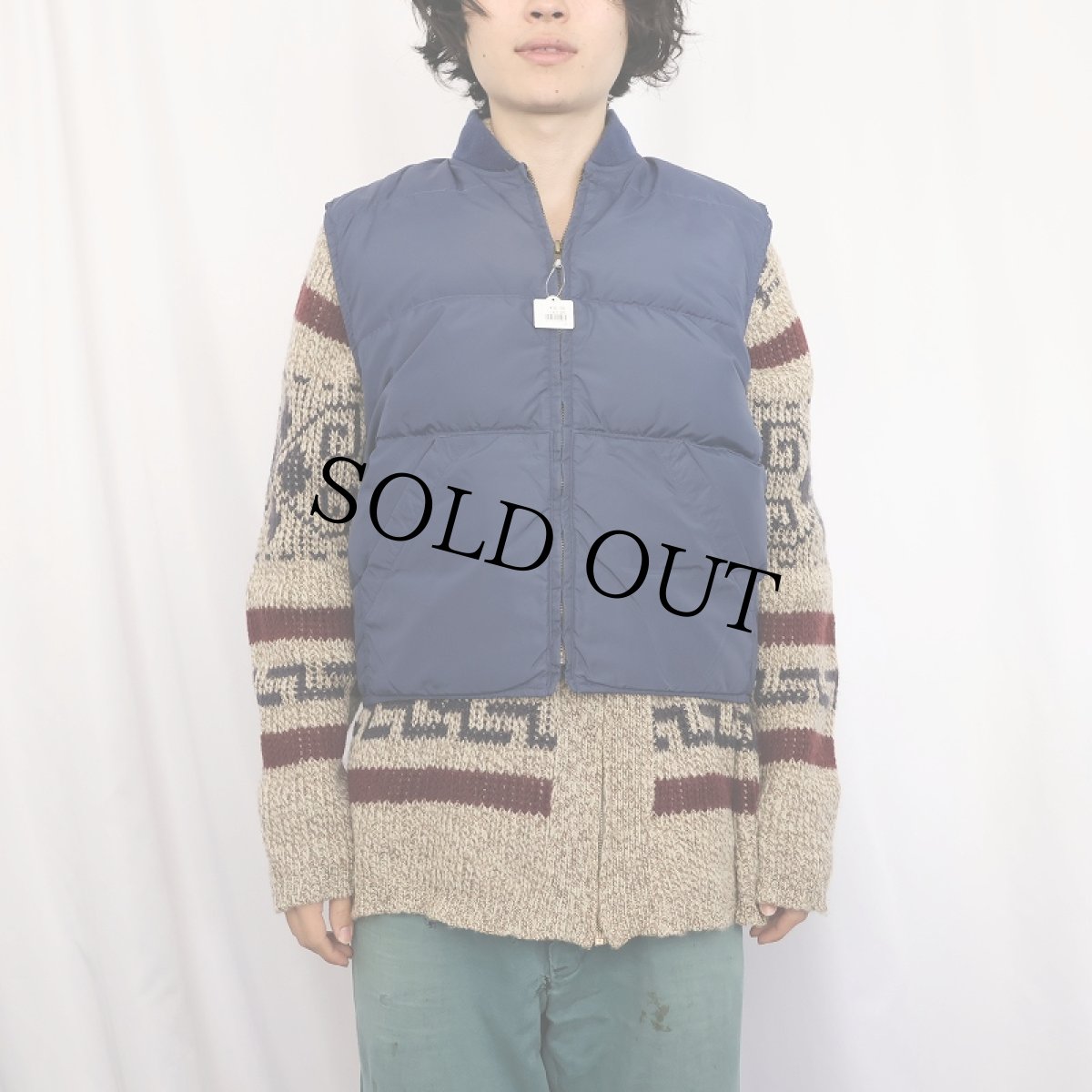 画像2: 80〜90's Eddie Bauer USA製 グースダウンベスト S (2)