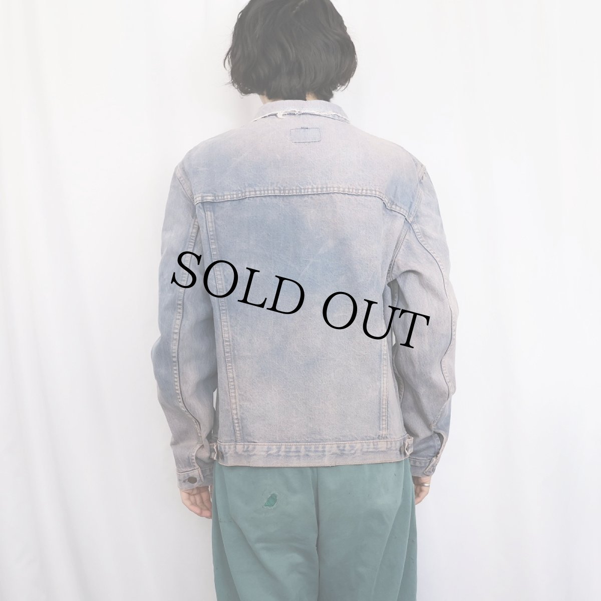 画像3: 80's EURO Levi's 70506 FRANCE製 後染め デニムジャケット SIZE48 (3)