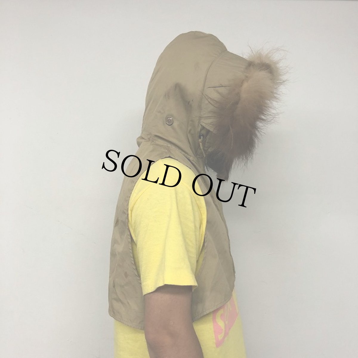 画像4: 40's U.S.NAVY M-421 DETACHABLE Hoodie Vest (4)