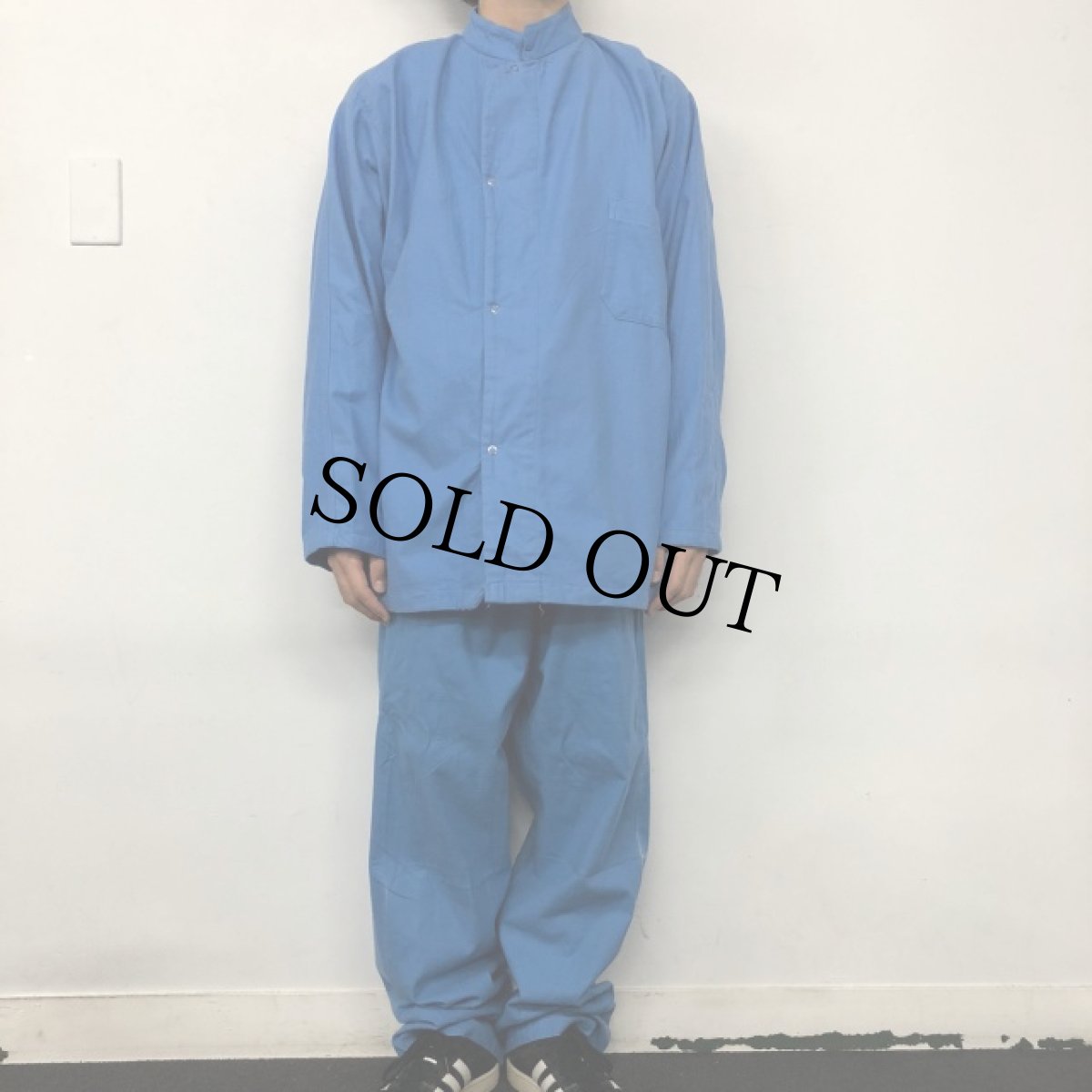 画像2: //50's U.S.ARMY Flannel Sleeping Shirt & Trousers SETUP (2)