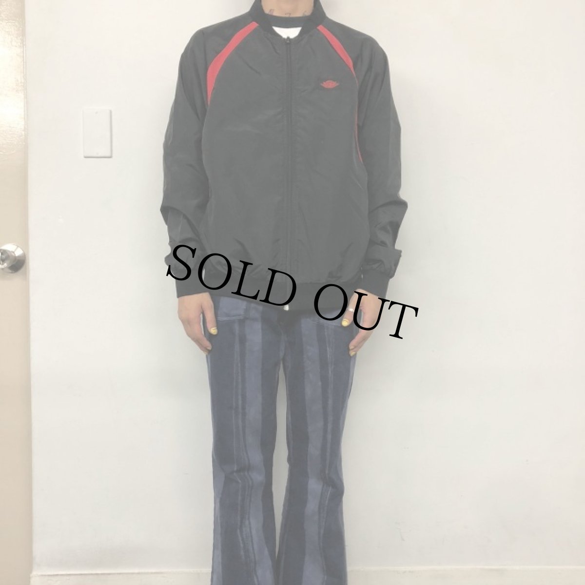 画像5: 80's NIKE 紺タグ "AIRJORDAN" Nylon Jacket L (5)