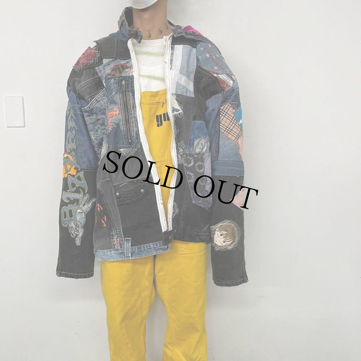 画像3: Bizzrad "Patchworked denim Jacket" パッチワーク デニムジャケット (3)