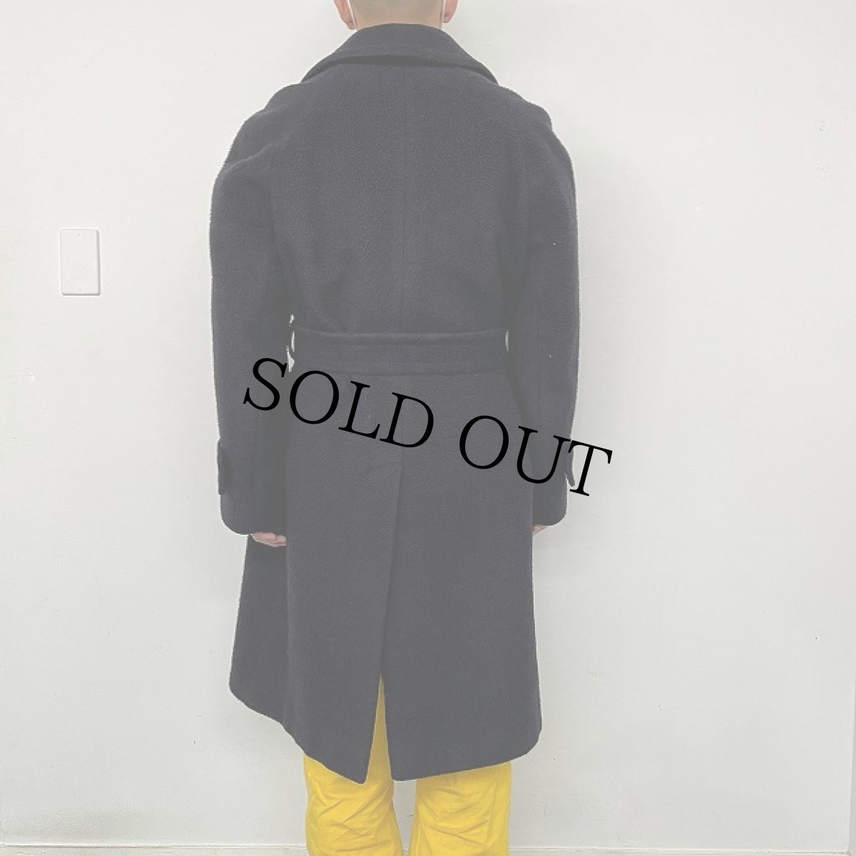 画像4: 60〜70's Burberrys for Harrods ENGLAND製 ウール×カシミア タイロッケンコート (4)