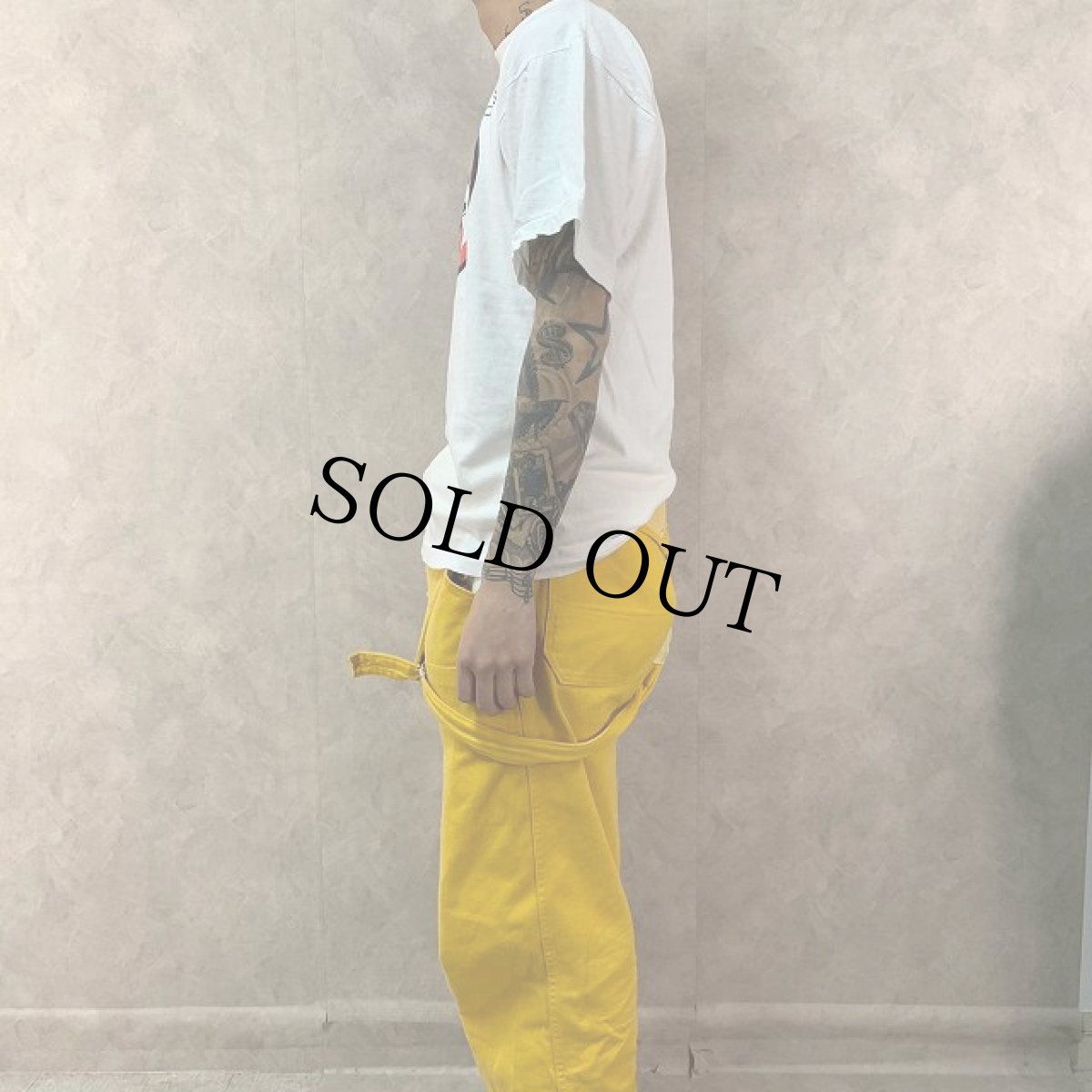 画像3: 70's MICKEY MOUSE マリファナ パロディプリントTシャツ XL (3)