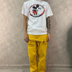 画像2: 70's MICKEY MOUSE マリファナ パロディプリントTシャツ XL (2)