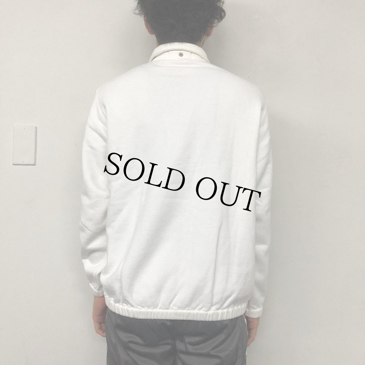 画像5: POLO Ralph Lauren クロスフラッグ刺繍 ジップアップスウェット M (5)