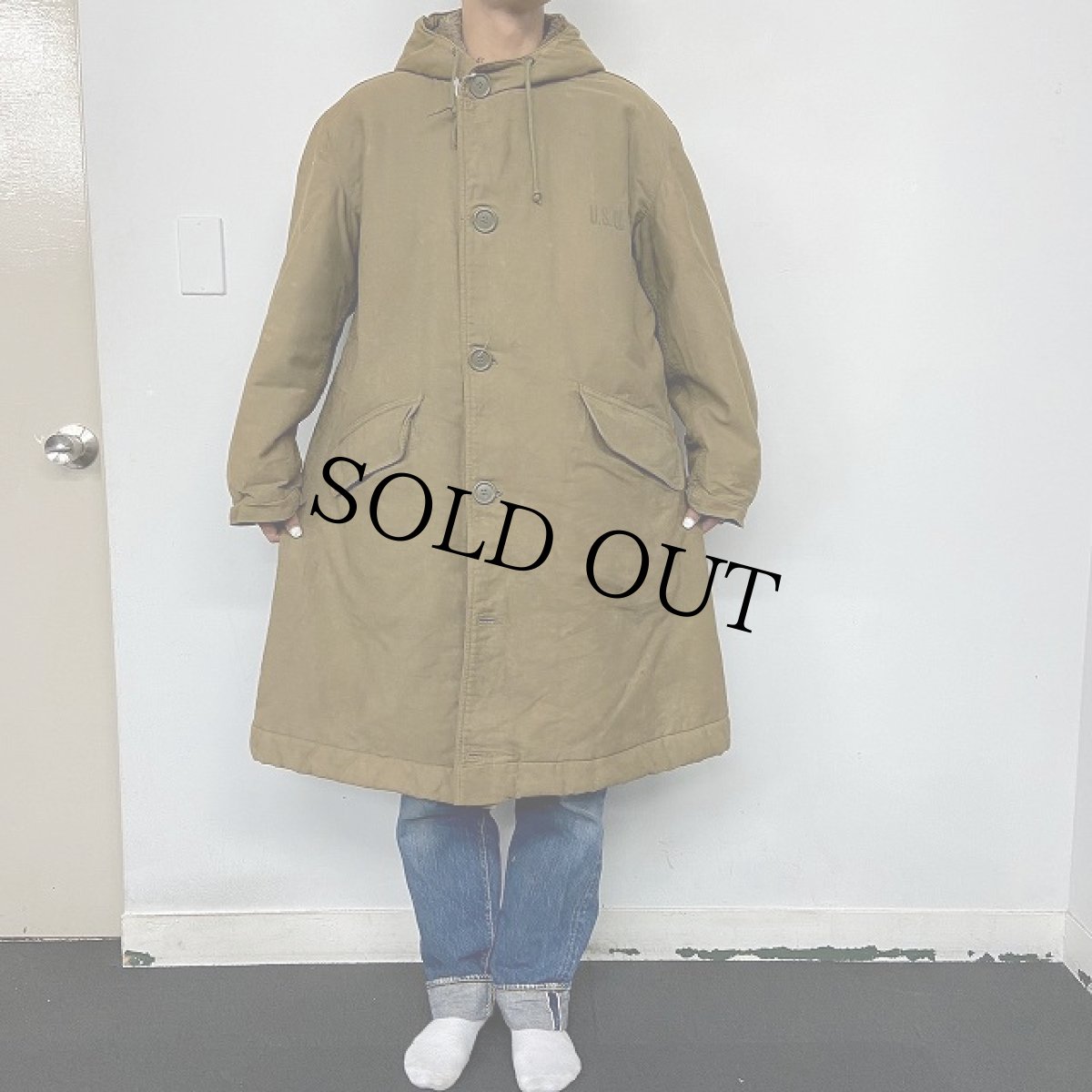 画像2: 40's U.S. NAVY N-2 DECK  PARKA (2)
