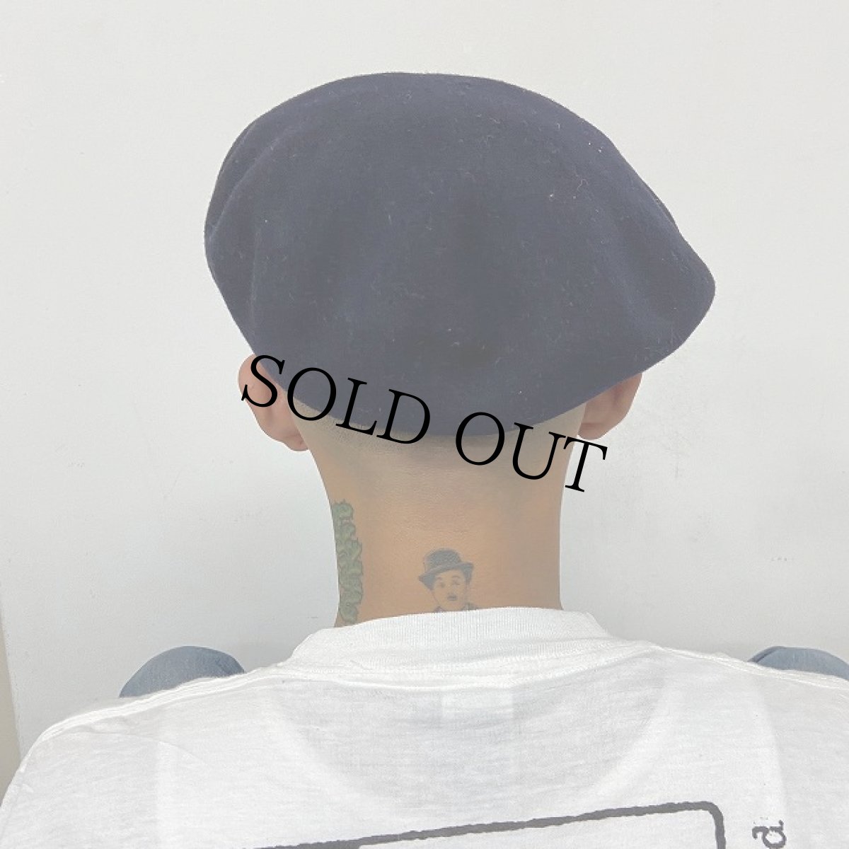 画像4: 1953 CIVIL DEFENCE Navy Wool Beret Hat BRITISH FEZ COMPANY (4)