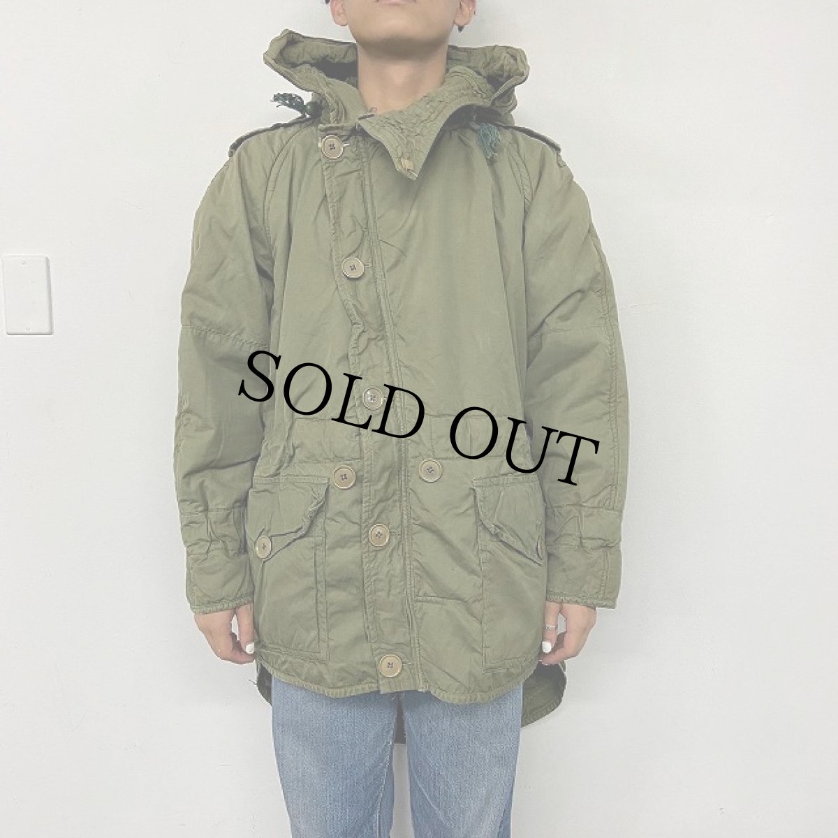画像3: 50's British Army Cold Weather Middle Parka 2nd Model 【SIZE 5】 (3)