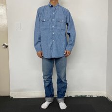 画像2: 60's BIGYANK CHAMBRAY SHIRT (2)