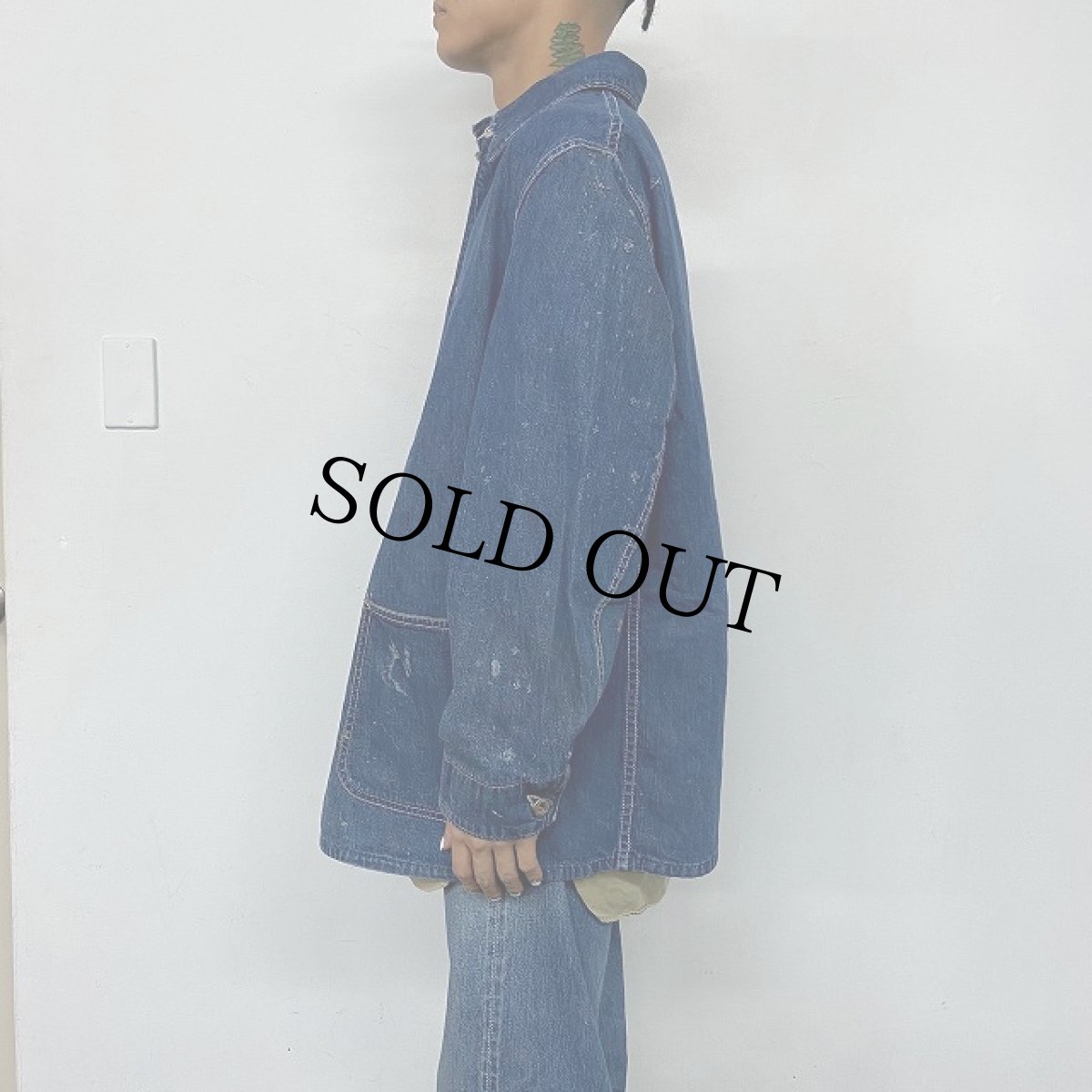 画像4: WWII STRONG RELIABLE DENIM COVERALL JACKET (4)