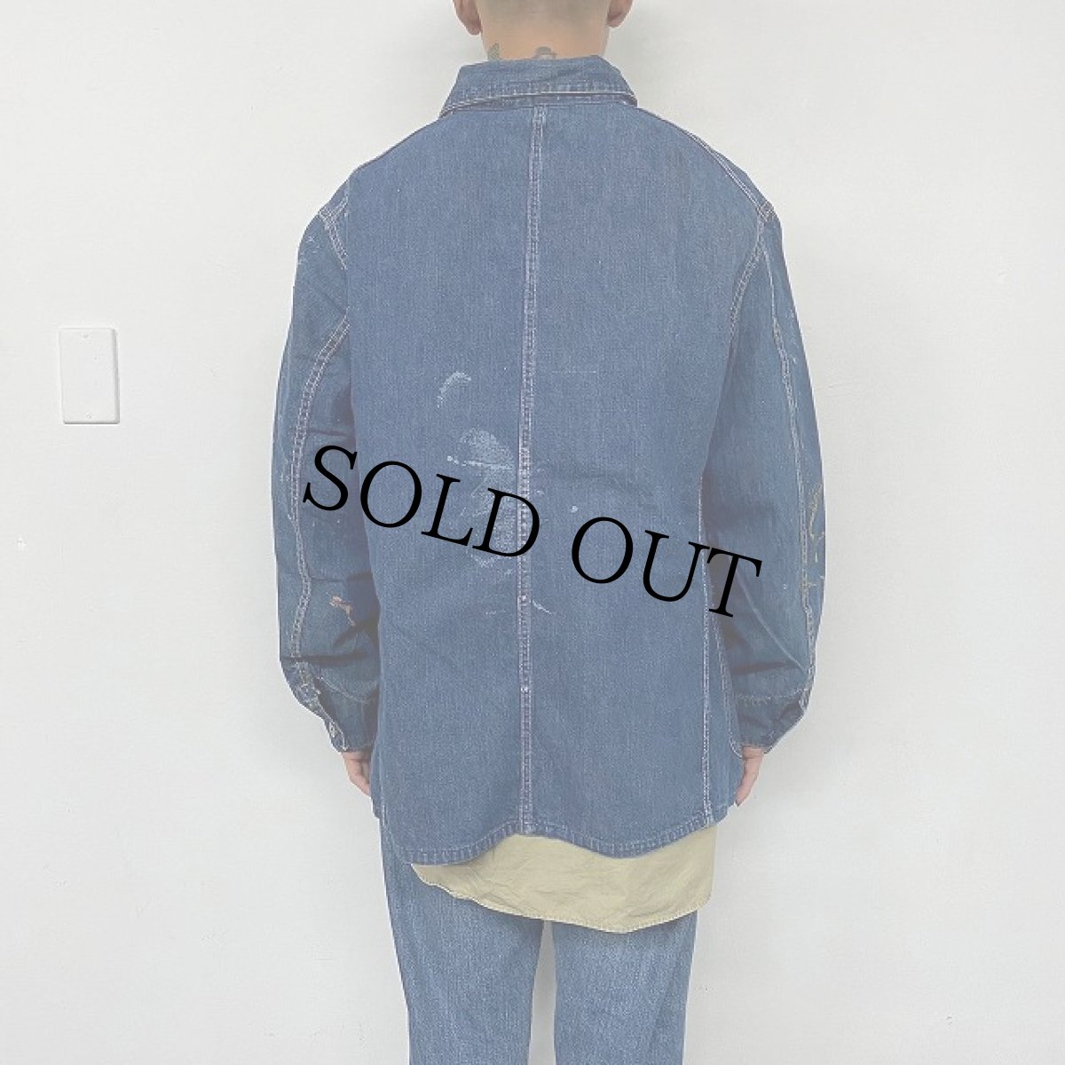 画像5: WWII STRONG RELIABLE DENIM COVERALL JACKET (5)