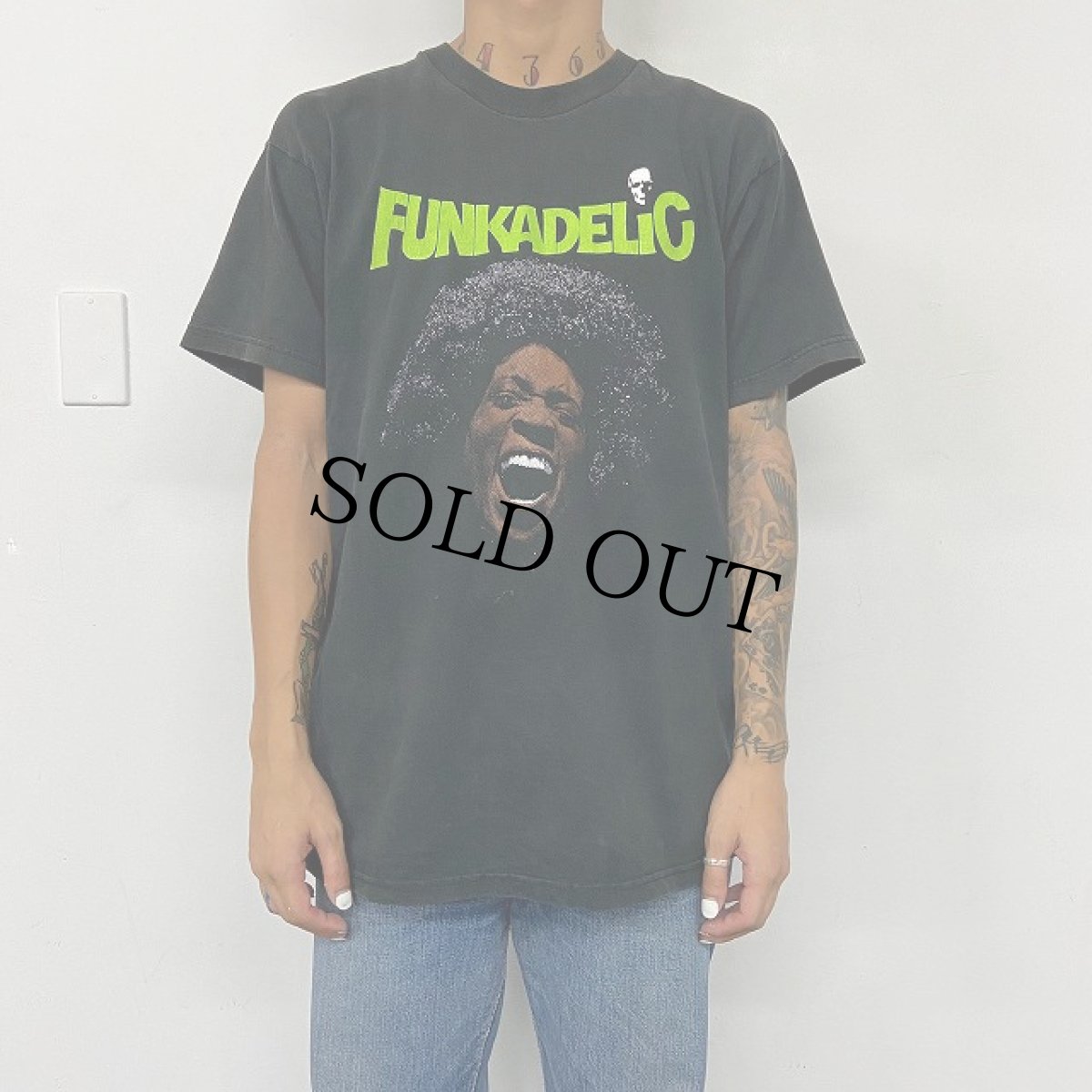 画像4: FUNKADELIC "Maggot Brain" ドゥーワップファンクバンドTシャツ L (4)