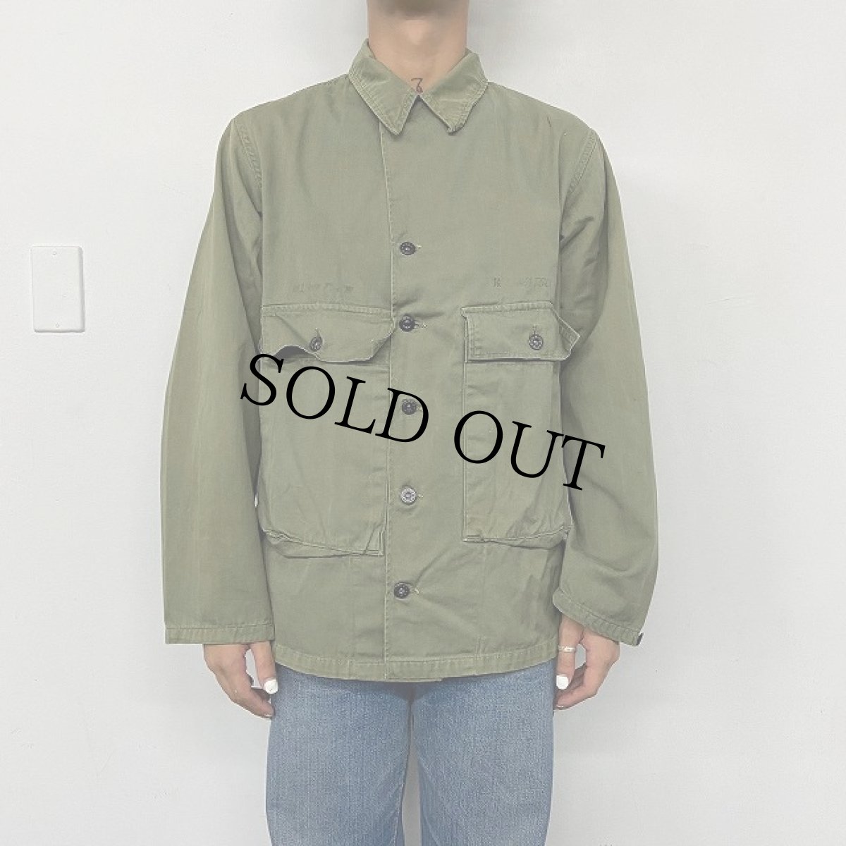 画像3: 40's U.S.NAVY UTILITY JACKET (3)