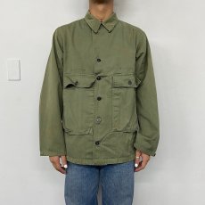 画像3: 40's U.S.NAVY UTILITY JACKET (3)