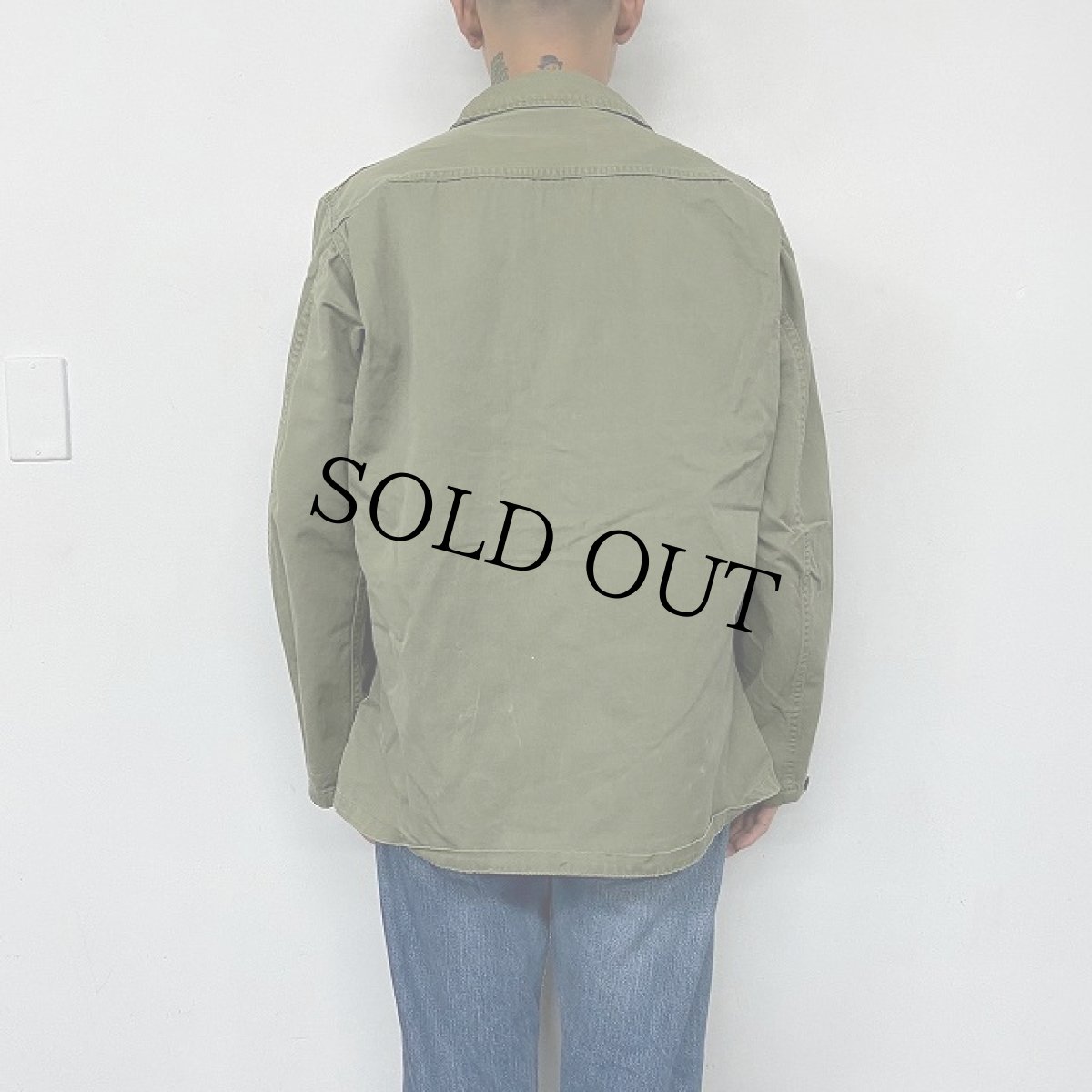 画像6: 40's U.S.NAVY UTILITY JACKET (6)