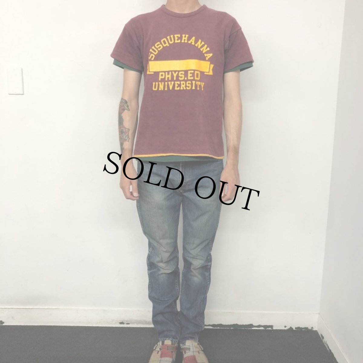 画像3: 60's LEVI'S 606 BIGE デニムパンツ W32 (3)