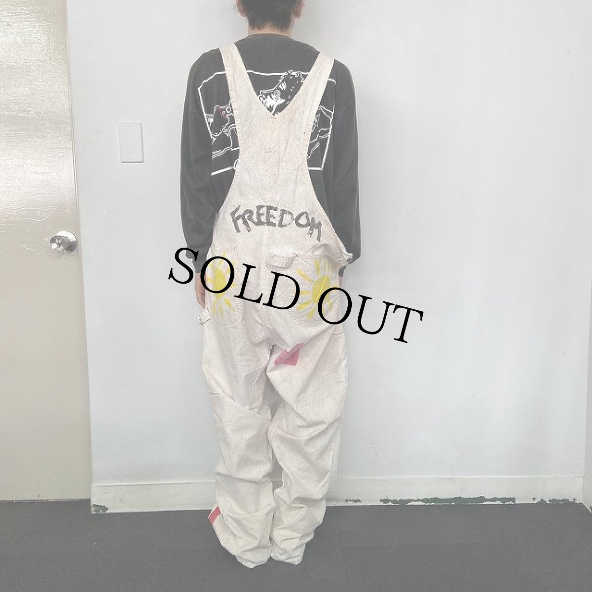 画像5: 70's BIG MAC ハンドペイントオーバーオール  W39 (5)