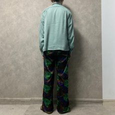 画像4: 50's PENNEY'S TOWNCRAFT レーヨンギャバジン 開襟シャツ 16-16 1/2 (4)