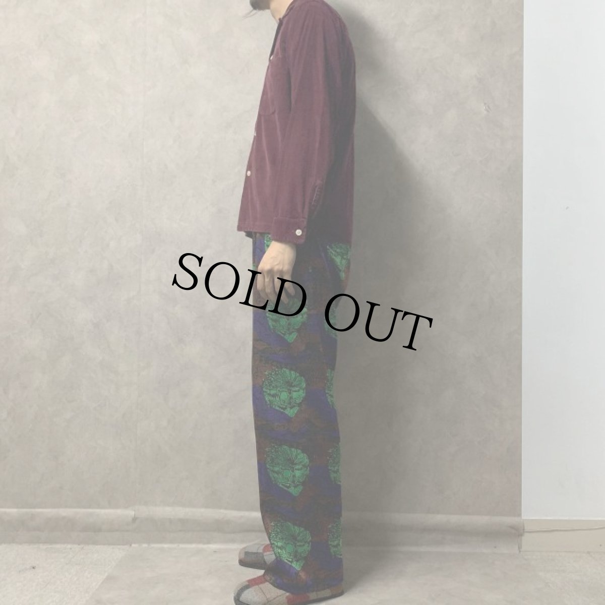 画像3: 50's ENSENADA 開襟コーデュロイシャツ 14-14 1/2 (3)