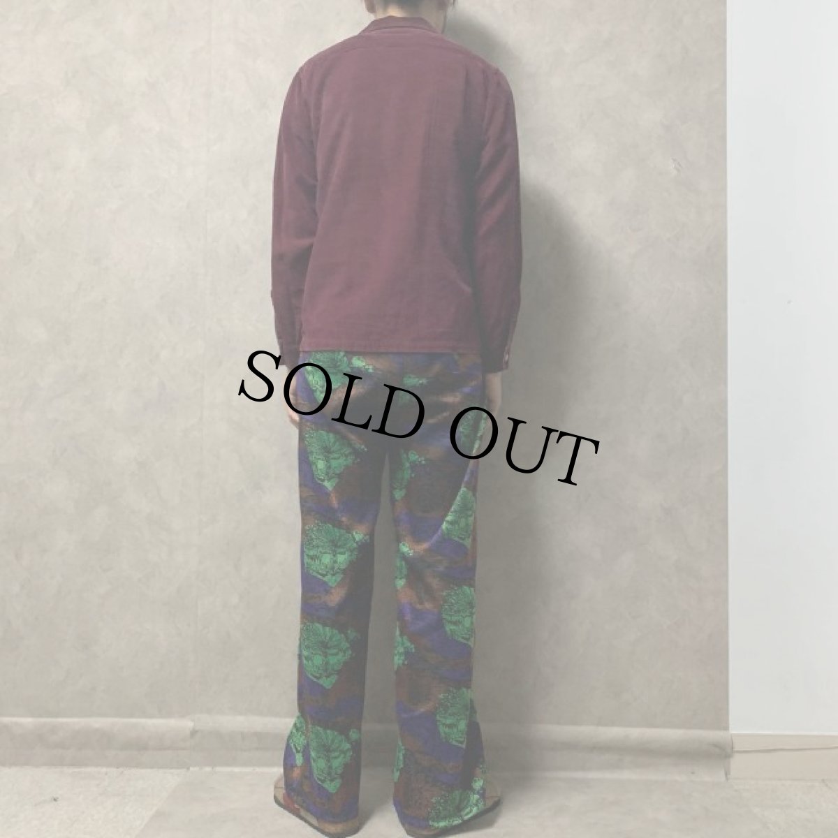 画像4: 50's ENSENADA 開襟コーデュロイシャツ 14-14 1/2 (4)