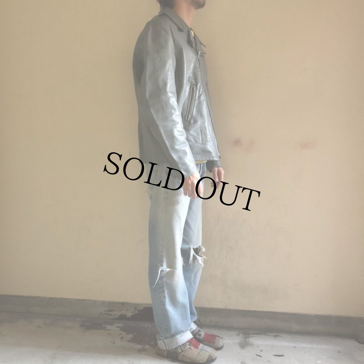 画像3: 80's SHIELDS ダブルライダースジャケット (3)