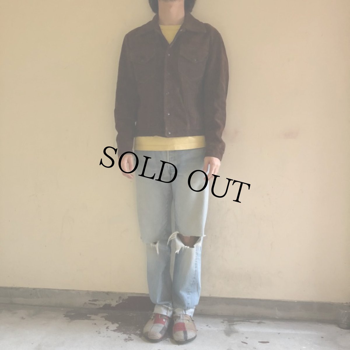 画像2: 70〜80's Shott RANCHER ヌバックレザージャケット 40 (2)