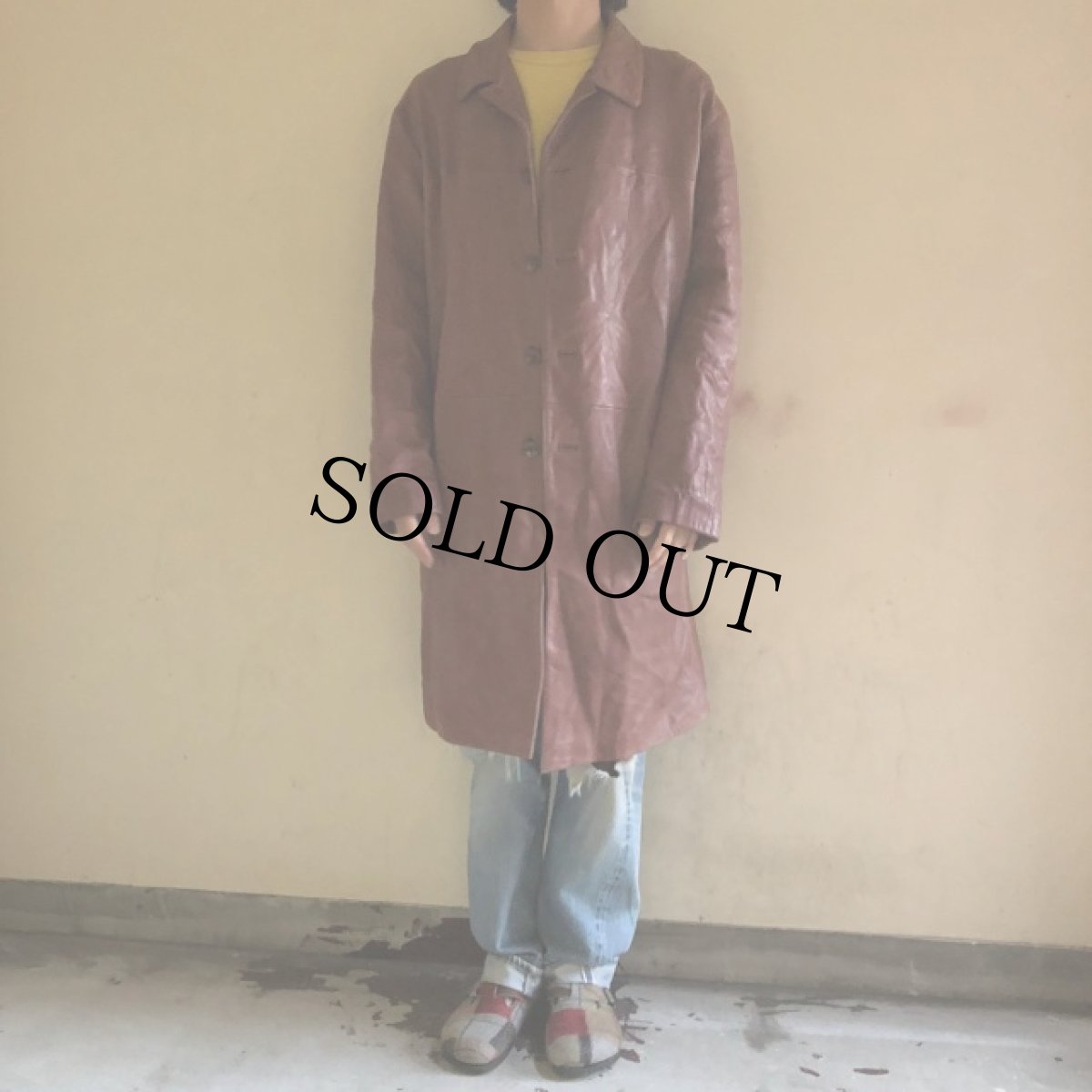 画像2: 80's〜 WILSONS LEATHER レザーコート L (2)