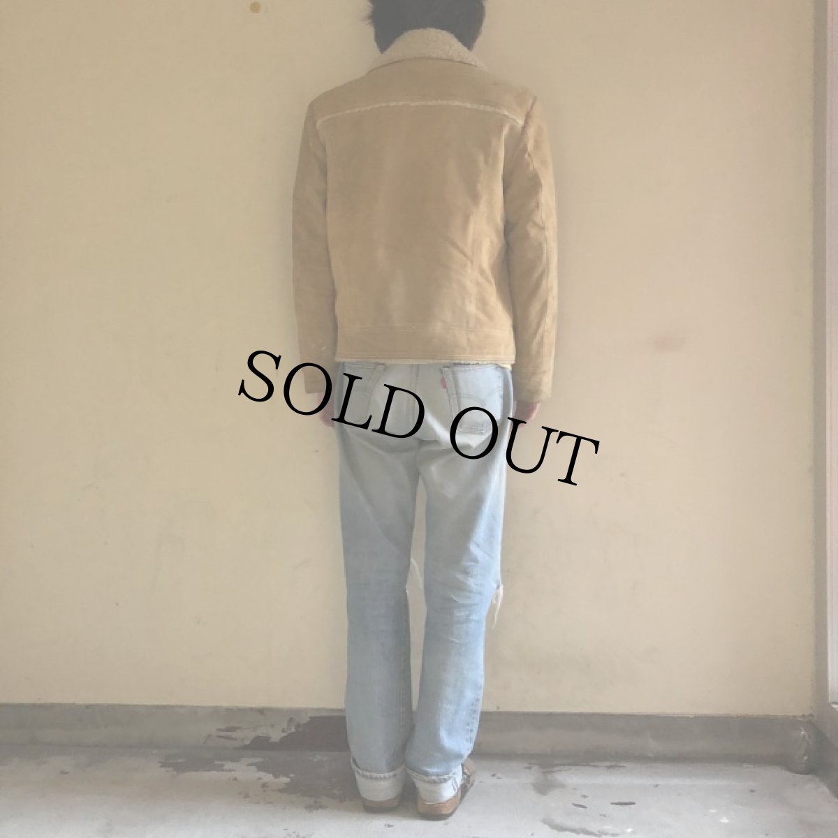 画像4: VINTAGE ムートンジャケット 38 (4)