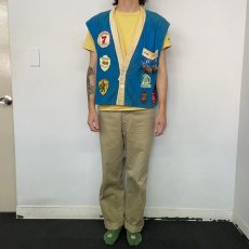 画像3: VINTAGE "IDAHO" アワードパッチ&ピンズ付き コーデュロイベスト (3)