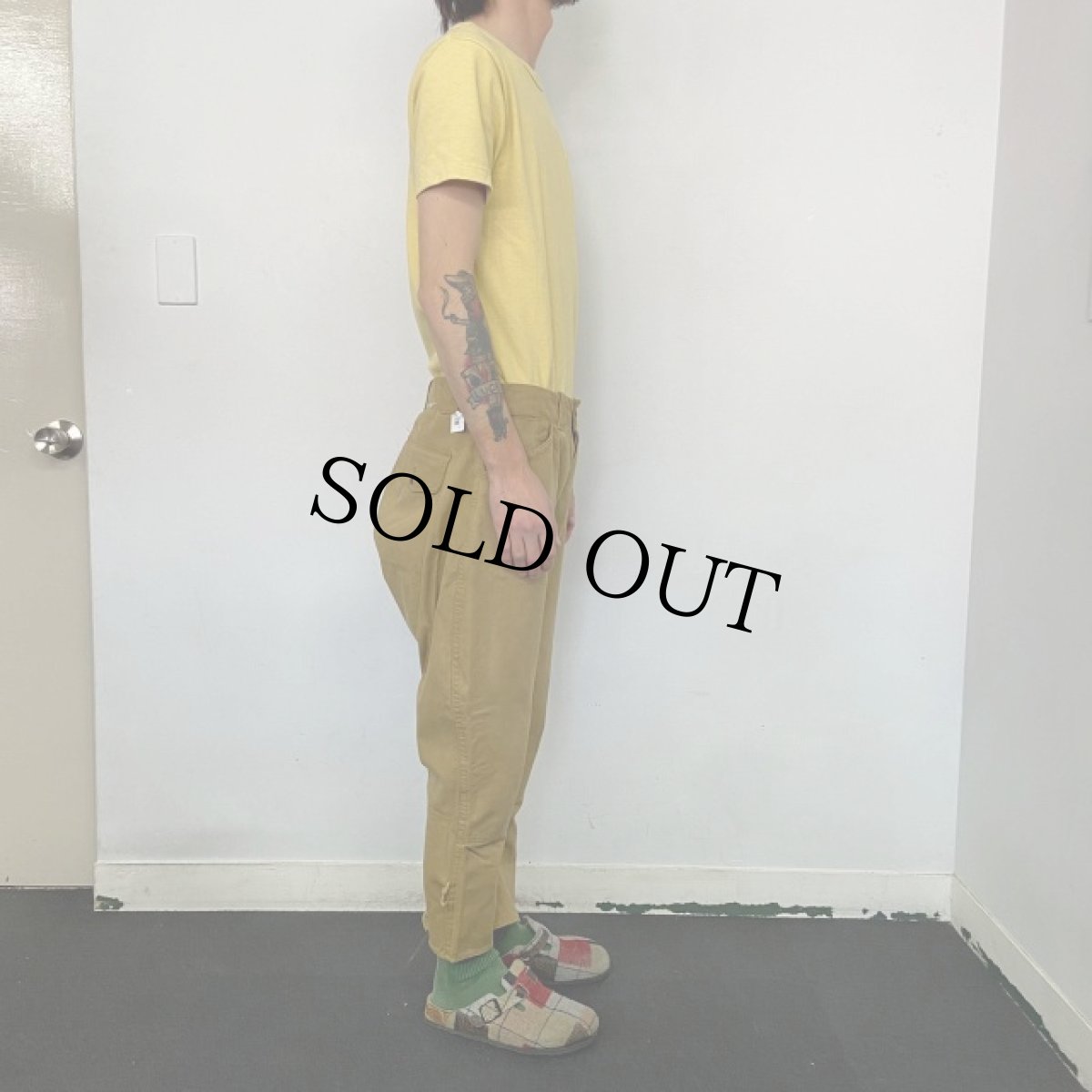 画像4: 30〜40's Hirsch-Weis オイルドコットン ジョッパーズパンツ W33 (4)