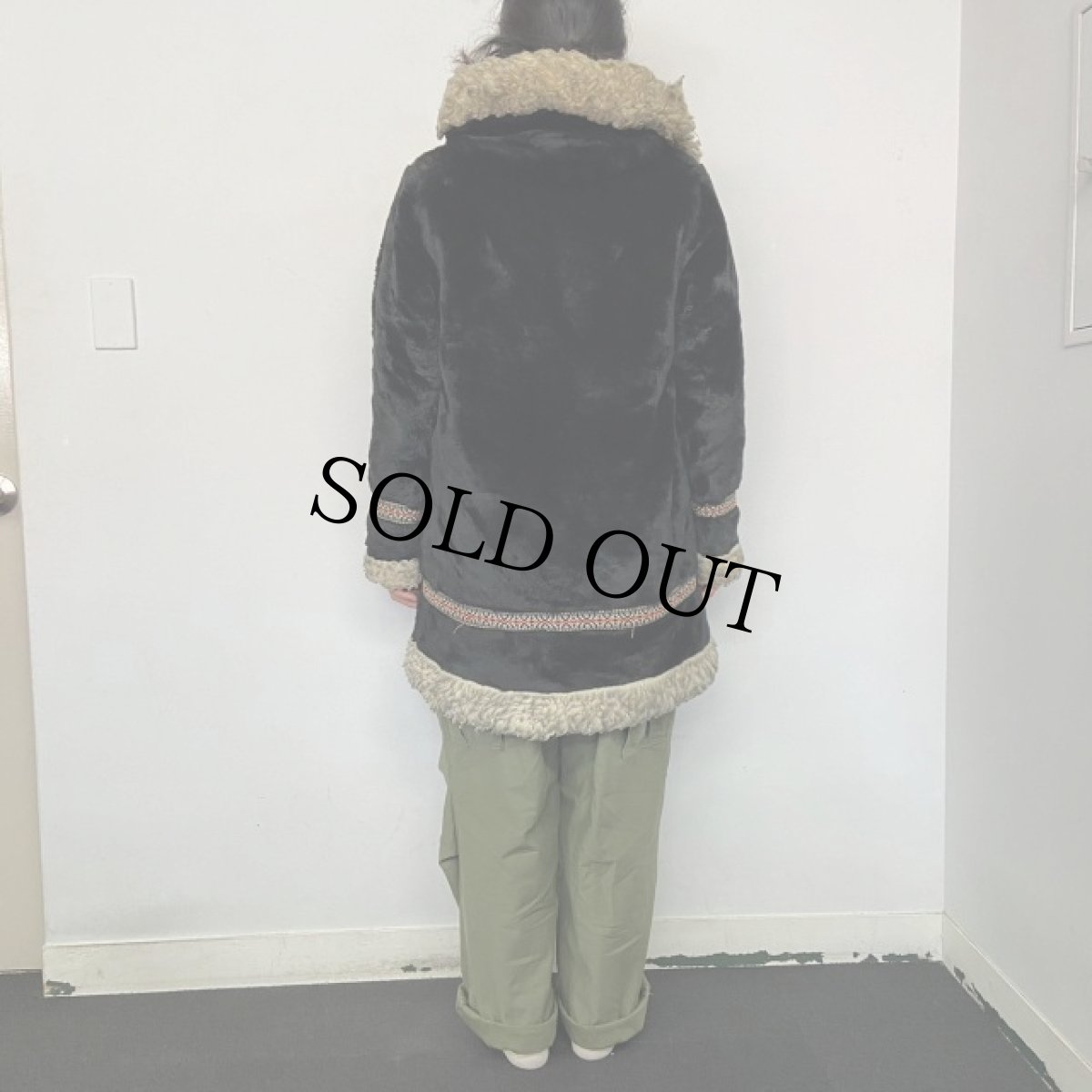 画像4: 70's STEARNS フェイクファー エスキモージャケット MEDIUM (4)