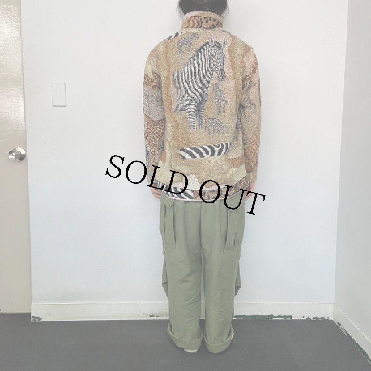 画像5: アニマル柄 ゴブラン織りジャケット (5)