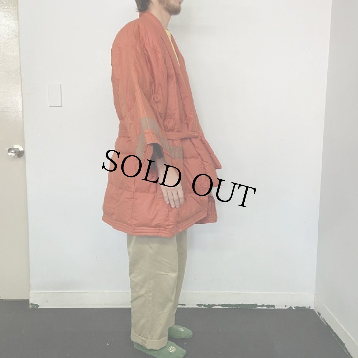 画像3: VINTAGE ドテラダウンジャケット L (3)