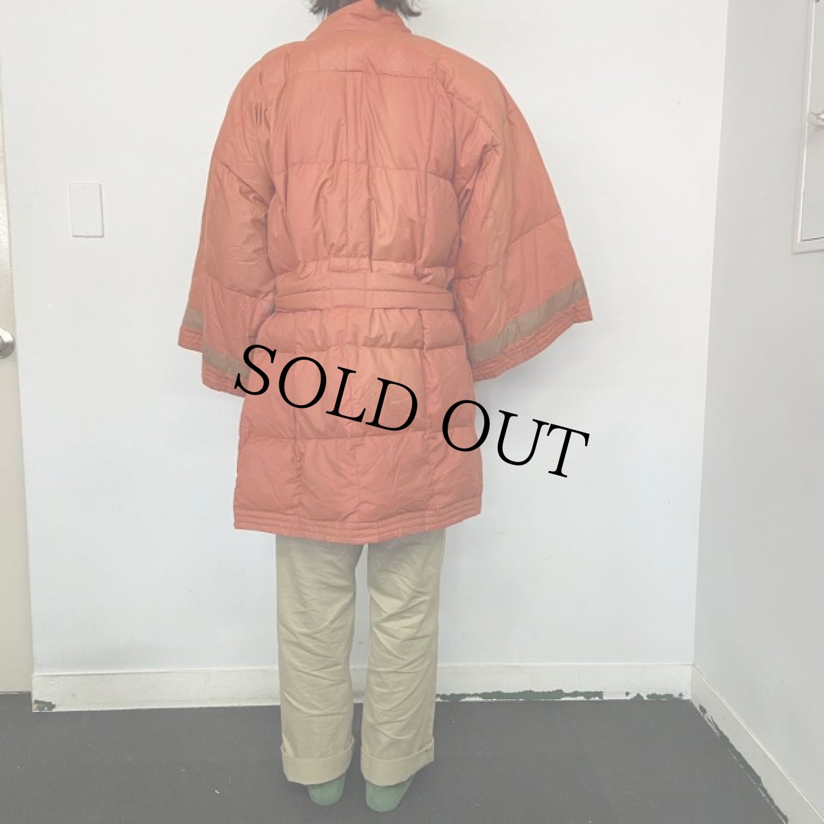 画像4: VINTAGE ドテラダウンジャケット L (4)