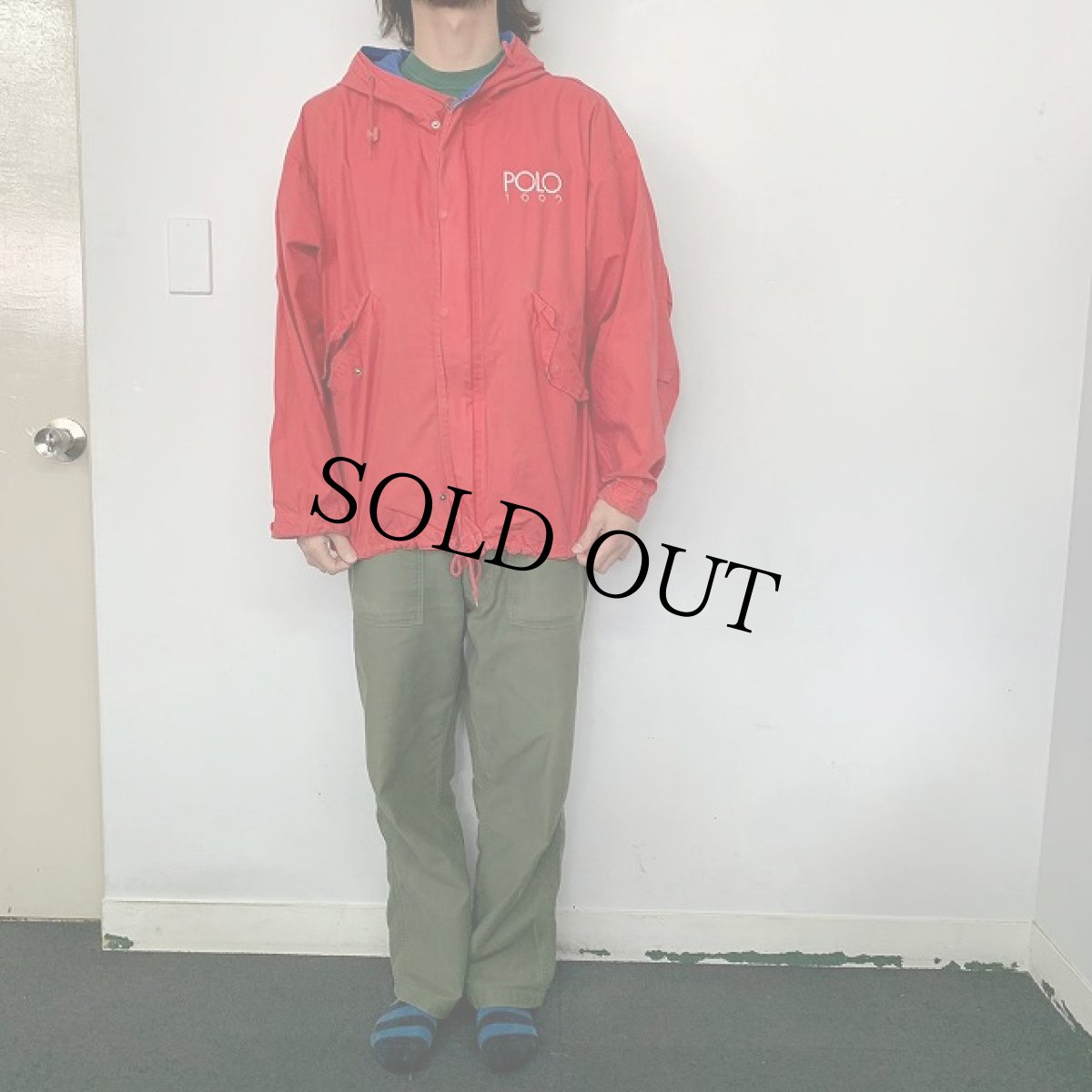 画像2: POLO by Ralph Lauren 1992 M-51 ポプリン ショート丈パーカ L (2)