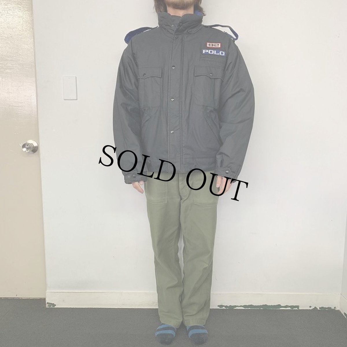 画像2: POLO by Ralph Lauren SKI "92 POLO ACTIVE" ダウンジャケット ブラック L (2)