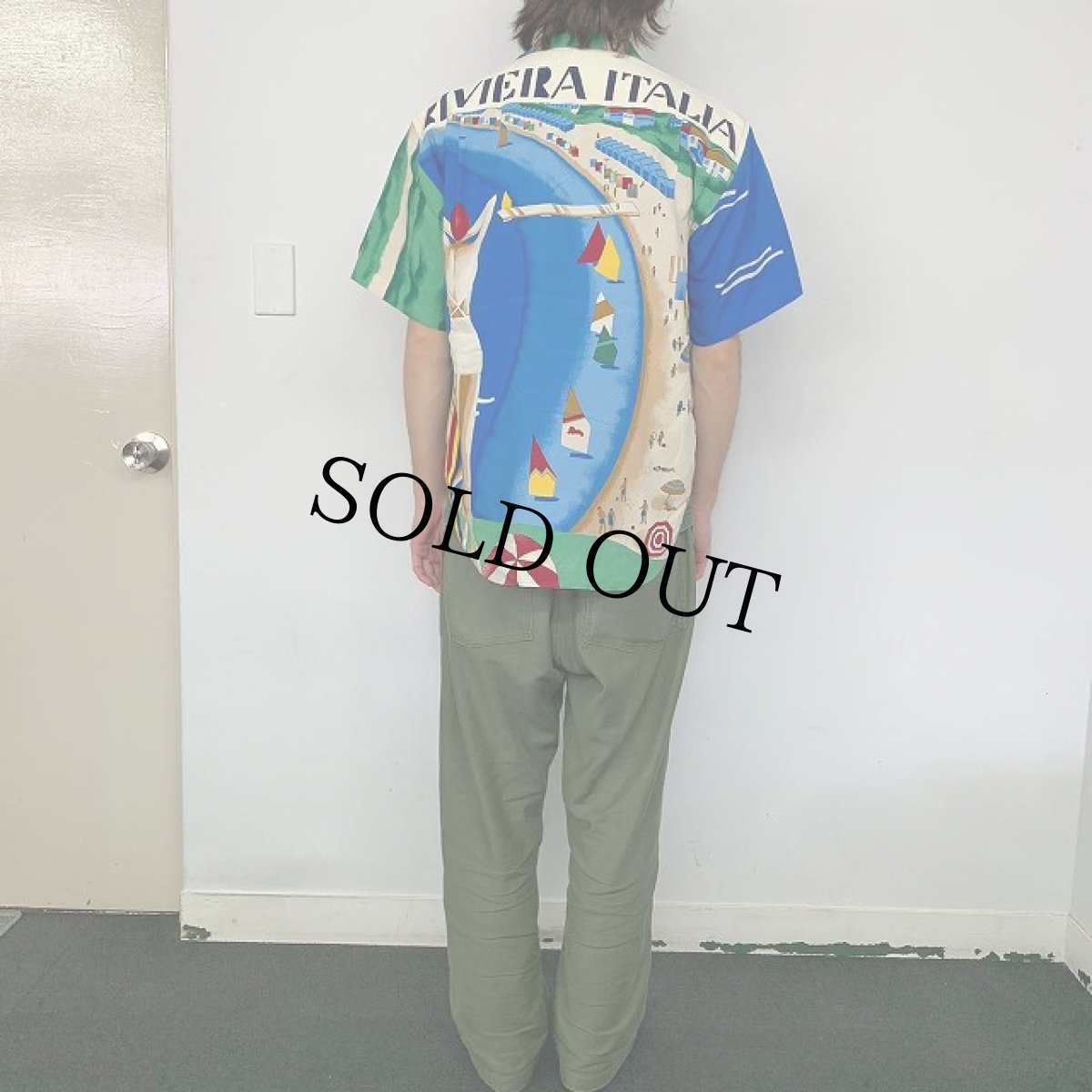 画像5: 90's Ralph Lauren "RIVIERA ITALIA" レーヨンシャツ SIZE 9 (5)