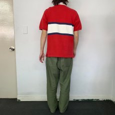 画像4: 90's POLO Ralph Lauren "P-WING" ラガーシャツ L (4)