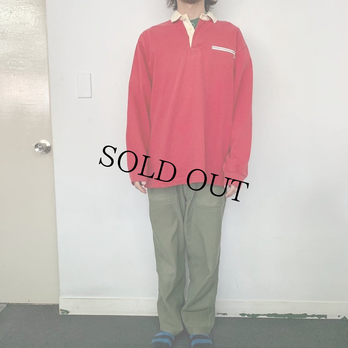 画像3: 90's POLO Ralph Lauren "RL-92" コットンラガーシャツ L (3)