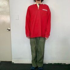 画像3: 90's POLO Ralph Lauren "RL-92" コットンラガーシャツ L (3)