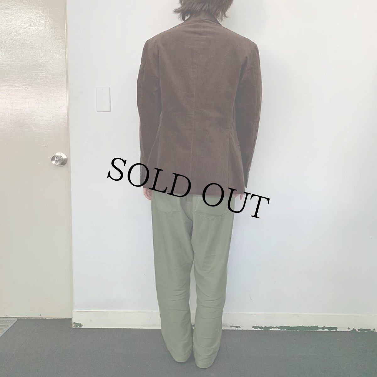 画像4: Ralph Lauren パープルレーベル 太畝ダブルブレスト スモーキングTYPEジャケット (4)