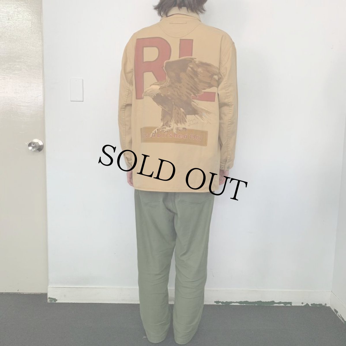 画像5: 80〜90's Ralph Lauren COUNTRY USA製 バックペイントハンティングジャケット S (5)