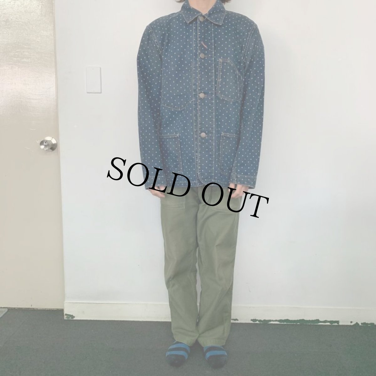 画像2: Double RL Supply Co. Indigo cloth USA製 変形ポケカバーオール  L (2)