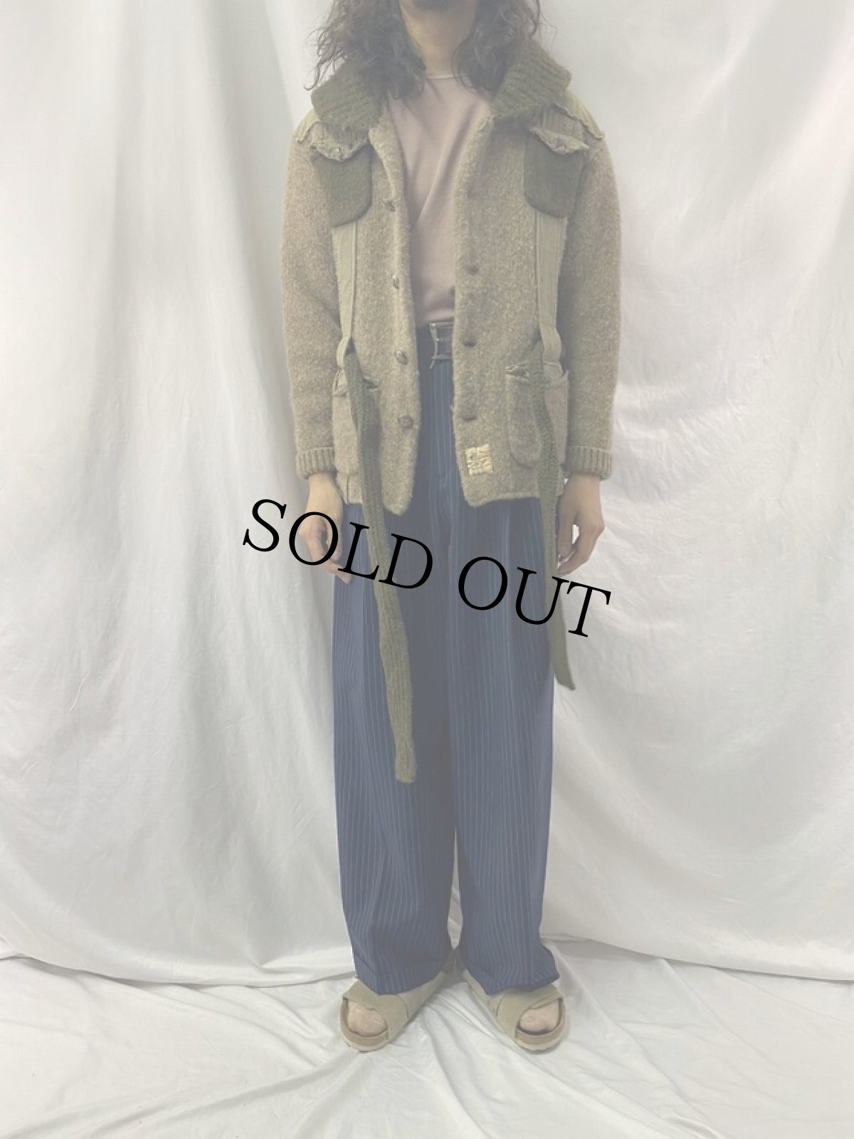 画像2: KAPITAL ハンティングニットジャケット (2)