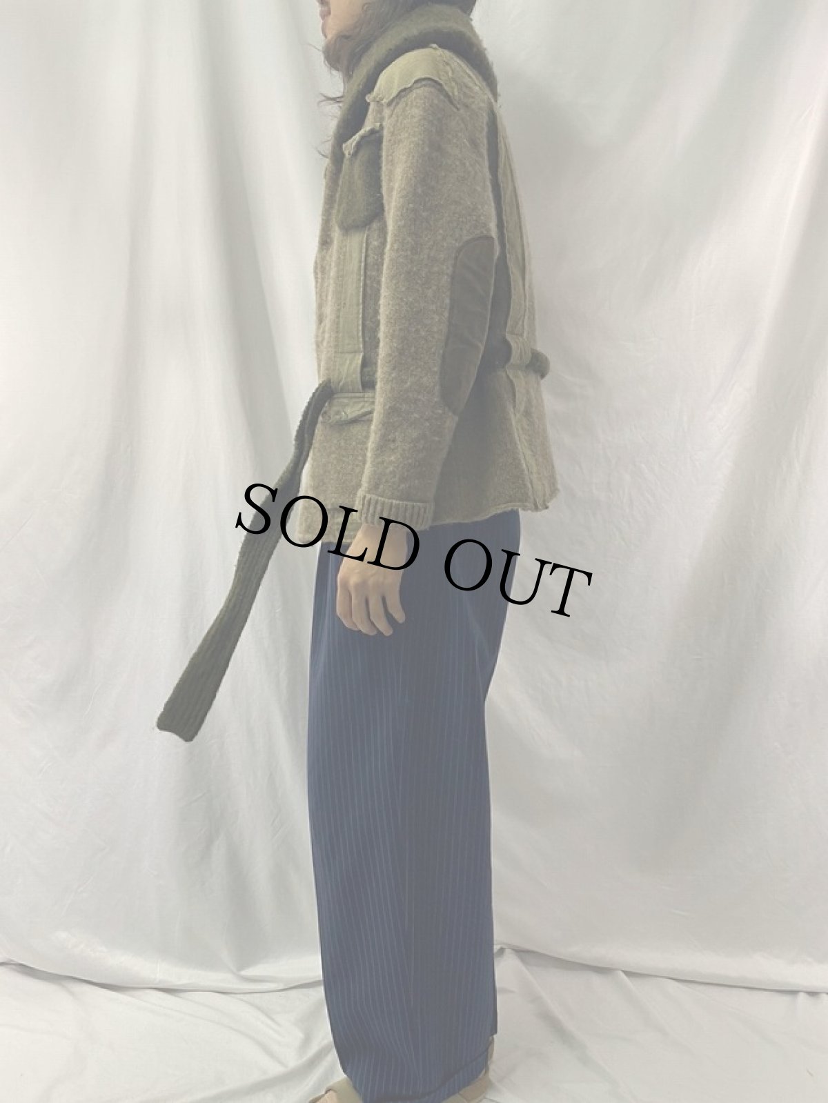 画像3: KAPITAL ハンティングニットジャケット (3)