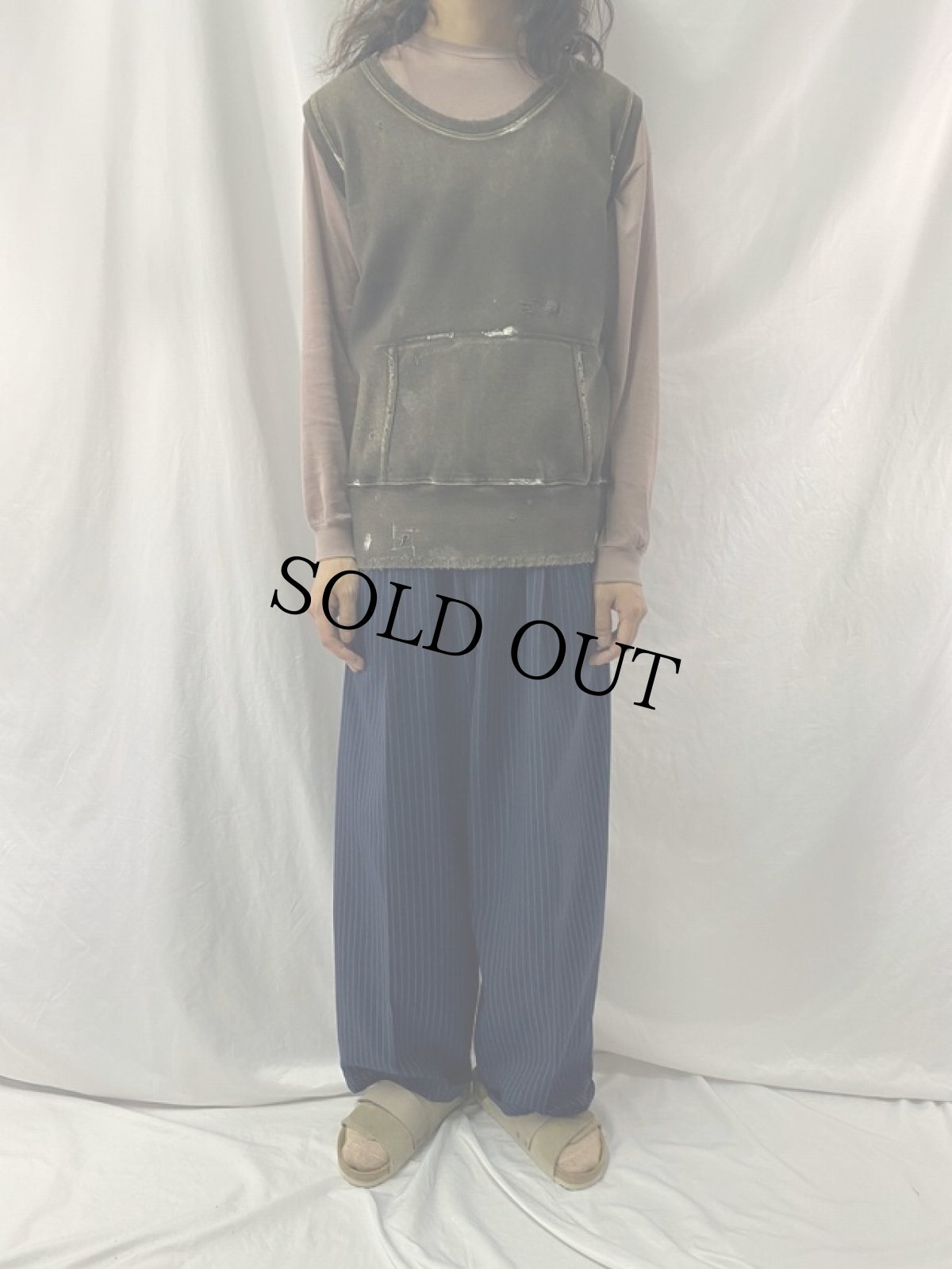 画像2: KAPITAL ボロ加工スウェットベスト 2 (2)