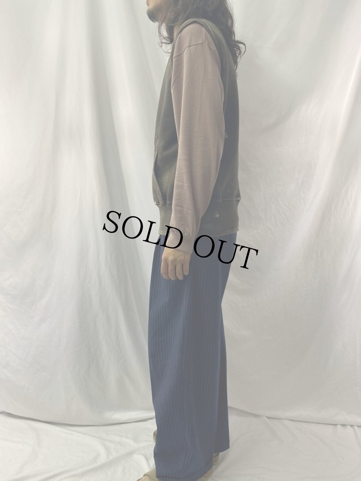 画像3: KAPITAL ボロ加工スウェットベスト 2 (3)