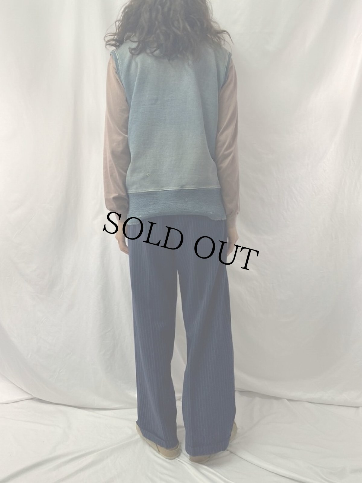 画像4: KAPITAL インディゴスウェットベスト 2 (4)